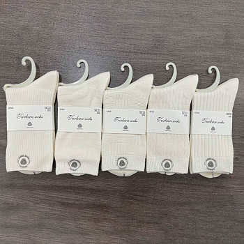 носки женские "кашемир" тм turkan, р.36-41, белые, #6150