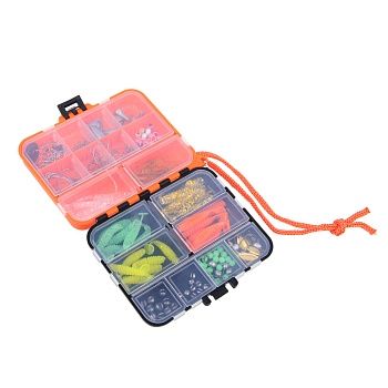 azor fishing набор оснасток для джиговой ловли в коробке, 205 предметов