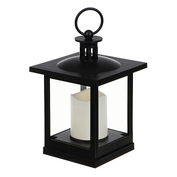 светильник led, 13х13х19 см, пластик, 1хcr2023, цвет черный