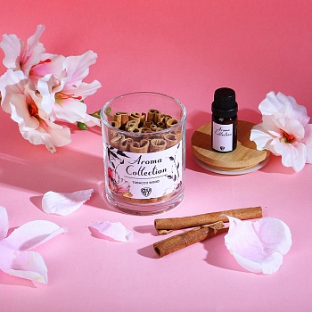 by ароматизатор декоративный, с аромамаслом 10 мл, tobacco wood