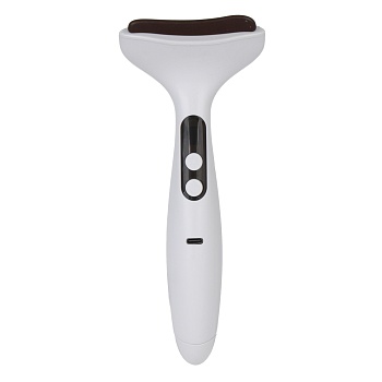 leben массажер для лица гуаша, 2 режима, 1500мач, белый интернет-магазин «Барс»