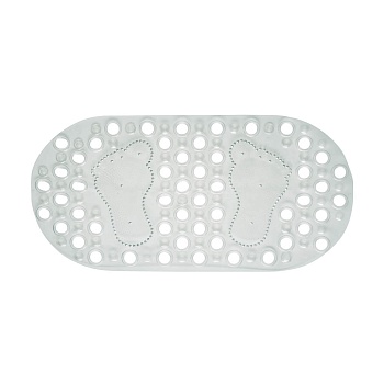 коврик противоскользящий в ванную "массажный" 66см*33см, прозрачный от магазина Барс