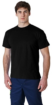 футболка (тк.трикотаж,160), черный