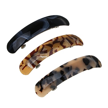 юниlook заколка для волос, 9,3 см, акрил, металл, 3 цвета, арт.3