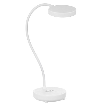 forza лампа настольная, 20 led, 3вт, 300lm, питание usb, кабель 1м, белый, пластик от магазина Барс