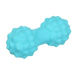 silapro мяч массажный, сдвоенный, бирюзовый, 13х5.5см, тре