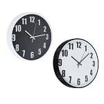часы настенные "диагональ" d-30см, пластик, 2 цвета, 1xaa, ladecor chrono