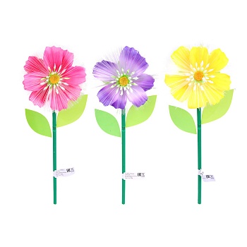 inbloom фигурка на стержне космея, 1led, 1 реж., 11х28х3см, ps, pmma, pvc, pp, 3xlr44 от магазина Барс
