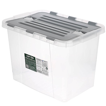 контейнер для хранения verde 26л, полипропилен, 43,3x29,8x30,70см от магазина Барс