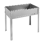 grillboom мангал разборный в коробке, 500х500х300 мм, толщина стали 1,0мм