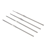 набор крючков вязальных 4шт, сталь, арт нс-023