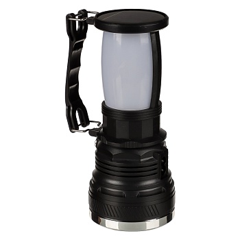 ермак фонарь прожектор 2-в-1 аккумуляторный 24 smd + 1 вт led, шнур 220в, пластик, 17,5x7,5 см