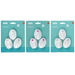 крючки самоклеящиеся тм vetta, пластик, цвет белый, 3шт от магазина Барс