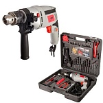 дрель ударная id-580-k73, 580вт, 13мм, 0- 3000 об/мин, рег. скор, реверс, кейс+73 