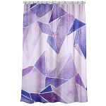 vetta шторка для ванной, с утяжелителем, полиэстер, 90 г/м2, 180x200см, геометрия, 062 от магазина Барс