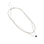 бусы на шею 37-42см, медь, стекло, бж25-16