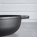 VETTA Вок чугун, d30х8,5см, стеклянная крышка, индукция
