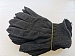Перчатки двойные, черные ЗИМА 10 класс 5/100/200