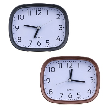 ladecor chrono будильник, 11x9x4,5 см, пластик, 1хаа, 2 дизайна