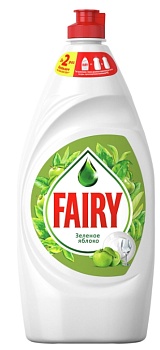 средство чистящее для мытья посуды фейри 900мл "зеленое яблоко"