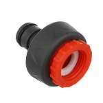 inbloom prof+ штуцер резьбовой 1/2 -3/4 для крана с внешней резьбой, abs от магазина Барс