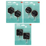 крючки самоклеящиеся тм vetta черный мрамор, пластик, металл, 2шт от магазина Барс