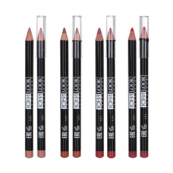 юниlook карандаш для губ, 1,7 г, 4 тона, кг-19
