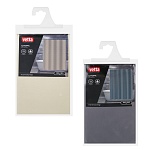 vetta шторка для ванной, с утяжелителем, полиэстер, 80 г/м2, 180x180 см, однотон текстурный, 2 диз, от магазина Барс