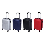 чемодан дорожный cabin size, abs пластик, 55х36х23см, 4 цвета