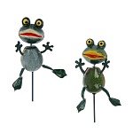 фигурка на стержне "лягушка" тм inbloom, 12х6х60см, пластик, металл от магазина Барс