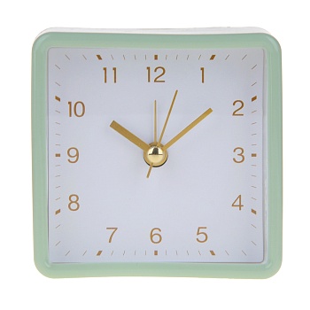 ladecor chrono будильник, 8,3x4x8,3 см, пластик, 1xaa, цвет тиффани