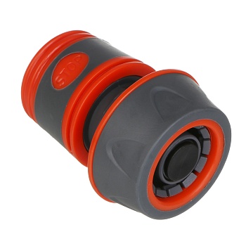 inbloom prof+ коннектор быстросъемный для шланга 3/4 с аквастопом, обрезиненное покрытие abs от магазина Барс