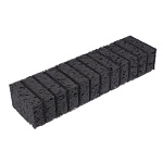 by русские супергерои набор губок для мытья посуды black, 12 шт, 9,8x6,5x3,1 см, корал