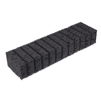 by русские супергерои набор губок для мытья посуды black, 12 шт, 9,8x6,5x3,1 см, корал