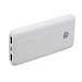 Аккумулятор мобильный BY 10000мАч, 2xUSB-A, 1xUSB-C, 1xMicro-USB, ребристый, 10W, белый