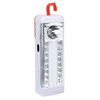 ермак фонарь-светильник led, 2 режима, 800 мач, usb, пластик, 77х55х152 мм