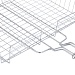 Решетка гриль хром. тм GRILLBOOM, 23x29x6см