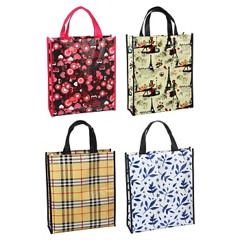 сумка хозяйственная тм vetta эмка, 30х35х10см, 10л, до 4кг, нетканый материал, 4 дизайна от магазина Барс