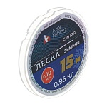azor fishing леска зимняя, 15м, 0,10мм, 0,95кг, прозрачная