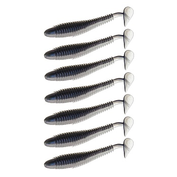 kaida приманка силиконовая твистер 3", 8см, 4гр, ht008, 7шт