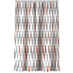 vetta шторка для ванной, с утяжелителем, полиэстер, 90 г/м2, 180x180см, "геометрия ", 4 дизайна от магазина Барс
