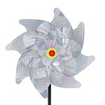ветряк светоотражающий тм inbloom для отпугивания птиц, d20см, h50см, пластик от магазина Барс