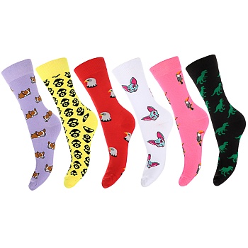 galante носки универсальные, р.25-27, 85% хлопок, 10% полиэстер, 5% спандекс, 6 диз, нв22-20