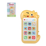 игроленд бэби-телефон музыкальный "дракоша", звук, abs, 7,5х2х13 см, 2хааа интернет-магазин «Барс»