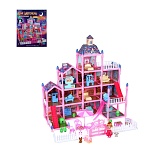 игроленд дом для куклы с акс., питомцами икуклой, abs, pp, полиэстер, 32х8х39 см интернет-магазин «Барс»