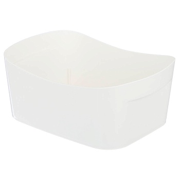 корзинка универсальная 1,6л, 190х140х80мм, пластик, светло-серый от магазина Барс