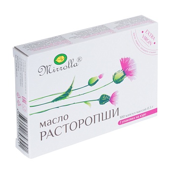 масло расторопши «mirrolla» 0,3г №100 (пенал)