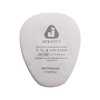 предфильтр от пыли и аэрозолей 4шт/уп.jeta safety класса p1 r