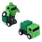 игроленд спецтехника трансформирующаяся в робота, рр, 10,5х9х6,5см, 12 дизайнов интернет-магазин «Барс»