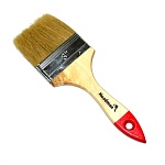 кисть флейцевая 3" (75мм) headman "standart" натур. щетина, дерев. ручка /288